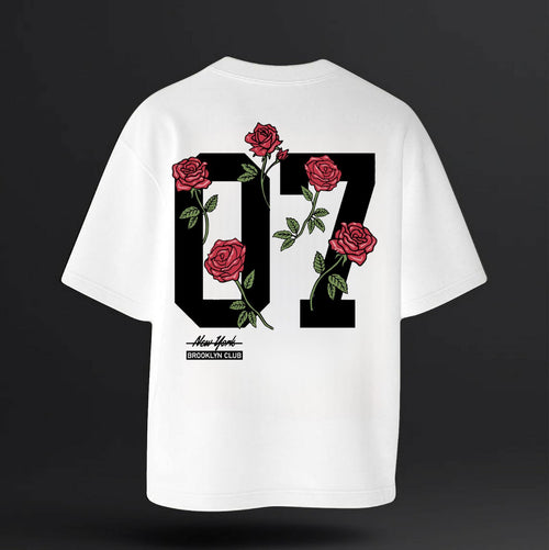 Drop-shoulder T-shirt