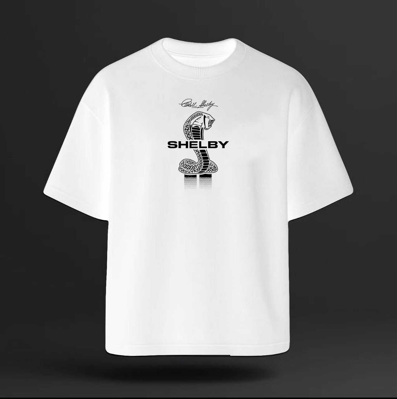 Drop-shoulder T-shirt