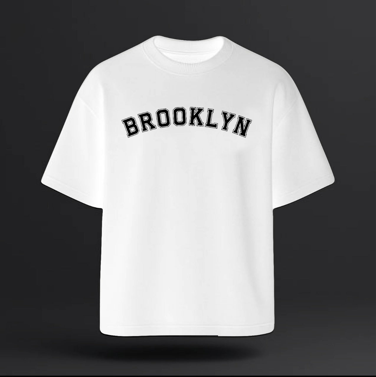 Drop-shoulder T-shirt