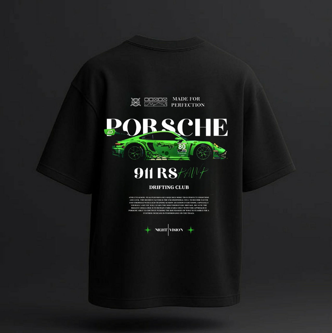 Drop-shoulder T-shirt